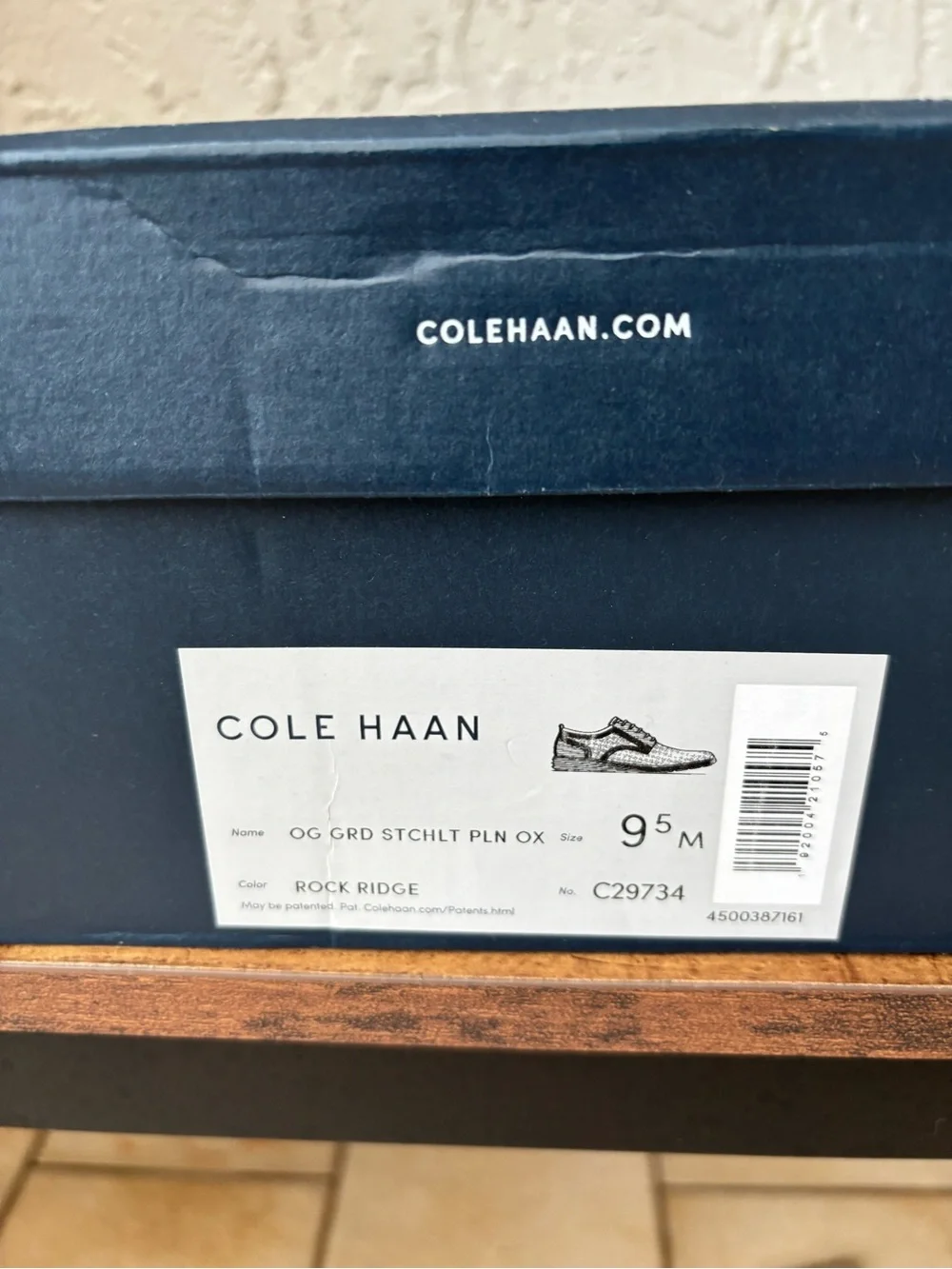 Cole Haan OriginalGrand Stitchlite Oxford Men’s 9.5 Rock Ridge NEW